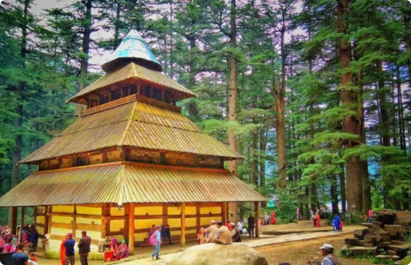 <p style="text-align: center;"><strong><span style="font-family: 'book antiqua', palatino; font-size: 16pt; color: #7d4219;">Hidimba Devi Temple</span></strong></p>