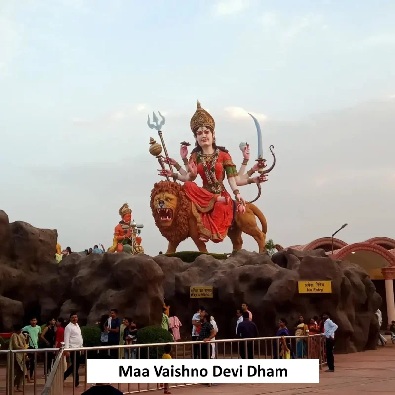 <p style="text-align: center;"><span style="color: #7d4219;"><strong><span style="font-family: 'book antiqua', palatino; font-size: 14pt;">Maa Vaishno Devi Dham</span></strong></span></p>