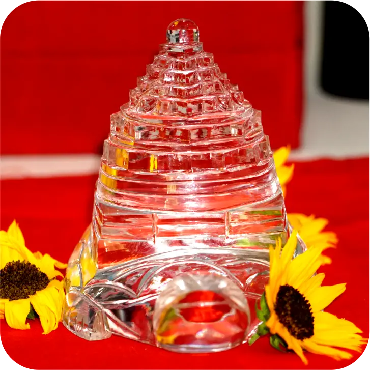 <p style="text-align: center;"><span style="color: #7d4219;"><strong><span class="ql-size-large" style="font-size: 14pt; font-family: 'book antiqua', palatino;">Sumeru Shree Yantra (Sphatik)</span></strong></span></p>