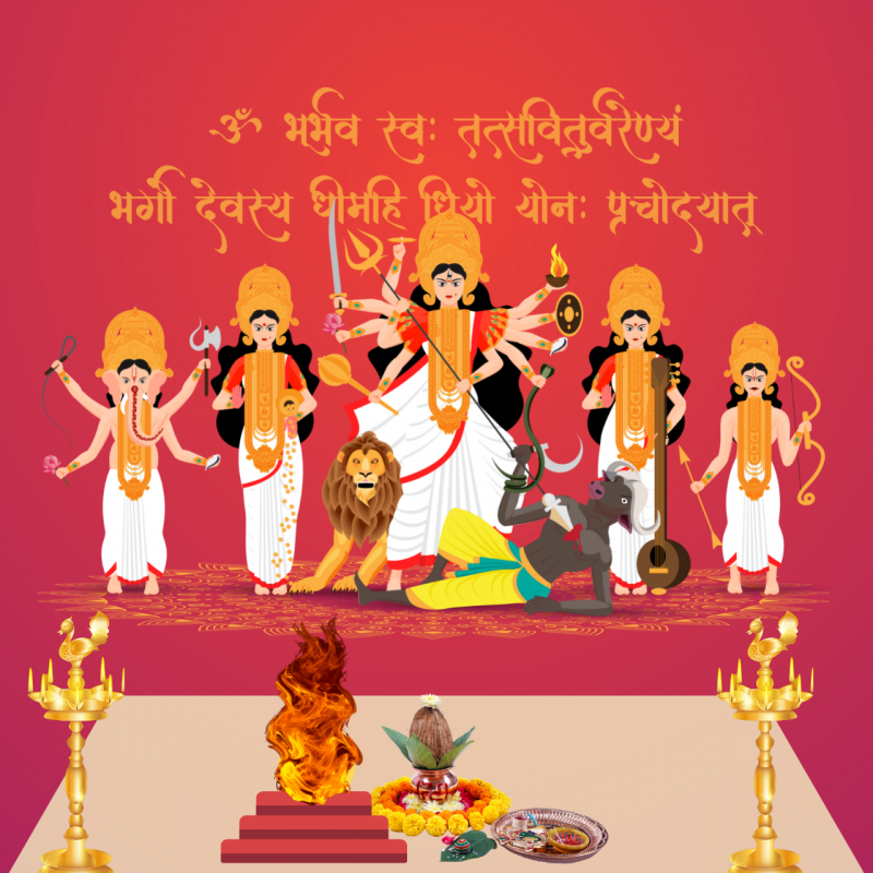 <p><span style="font-size: 12pt;"><strong><span style="font-family: 'book antiqua', palatino; color: #7d4219;">Special resolution and Shakti worship in your name</span></strong></span></p>