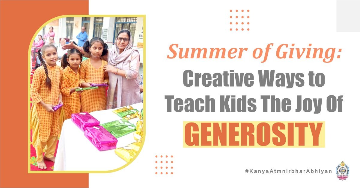 Summer of Giving: Creative Ways to Teach Kids the Joy of Generosity